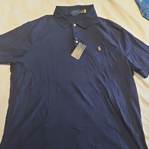 Polo by Ralph Lauren Men's Deep Blue Polo Shirt